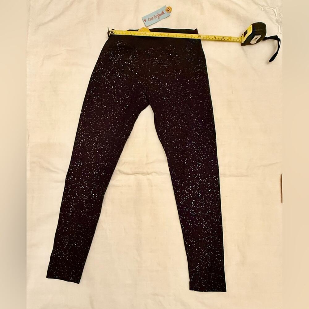 Cat & Jack Black Sparkle Leggings Size XL NWT - Picture 8 of 12